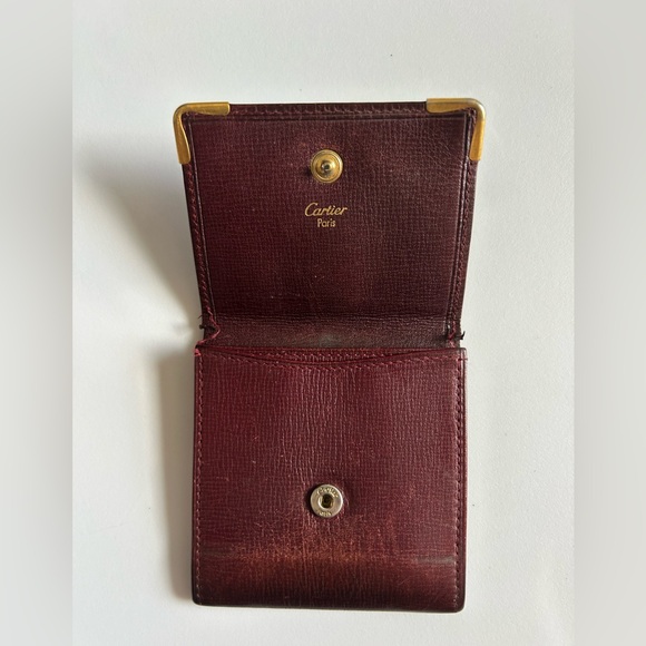 EUC Authentic Leather Cartier Coin Pouch - Picture 2 of 4